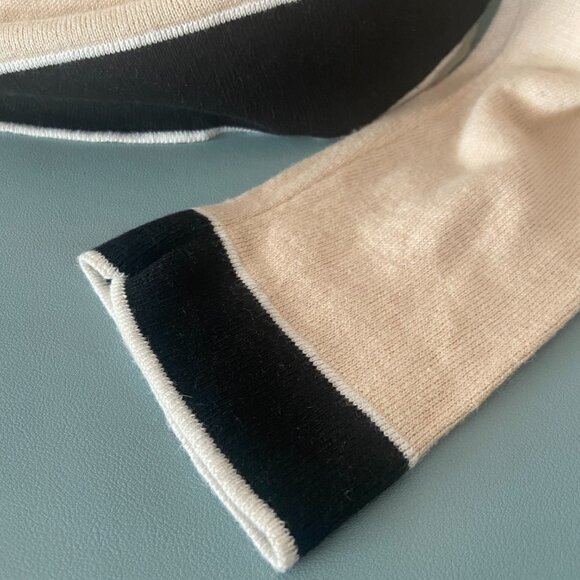 Jones New York Boat neck stripe hem and button details - size small to med - Picture 4 of 10